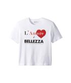 Dolce & Gabbana Kids Love Bellezza T-shirt (toddler/little Kids) (white) Girl's T Shirt