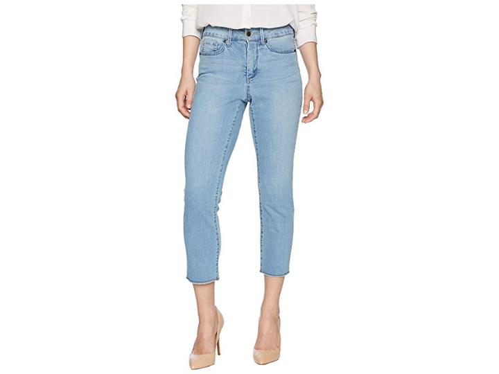 Nydj Petite Petite Sheri Slim Ankle W/ Fray Hem In Pampelonne (pampelonne) Women's Jeans