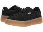 Puma Kids Suede Platform Jewel (little Kid) (puma Black/puma Black) Girls Shoes