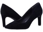 Rockport Total Motion Luxe Valerie Pump (black Suede) Women's Shoes