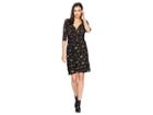 Ellen Tracy Twisted Front Dress (rustice Bouquet Multi) Women's Dress