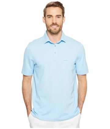 Straight Down Rowe Polo (alaska Blue) Men's Clothing