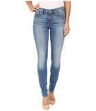 7 For All Mankind The Skinny W/ Contour Waistband In Light Laurel (light Laurel) Women's Jeans