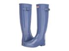 Hunter Original Refined Gloss Rain Boots (adder Blue) Women's Rain Boots