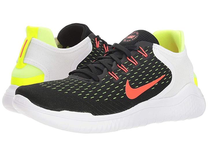 Nike Free Rn 2018 (black/bright Crimson/volt/white) Men's Running Shoes