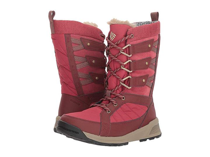 Columbia Meadows Omni-heat 3d (marsala Red/pebble) Women's Cold Weather Boots
