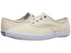 Keds Champion Seasonal Solid (natural Linen) Women's Lace Up Casual Shoes