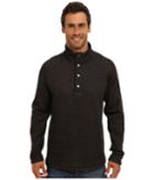 Exofficio Ruvido Snap Henley Sweater (black) Men's Sweater
