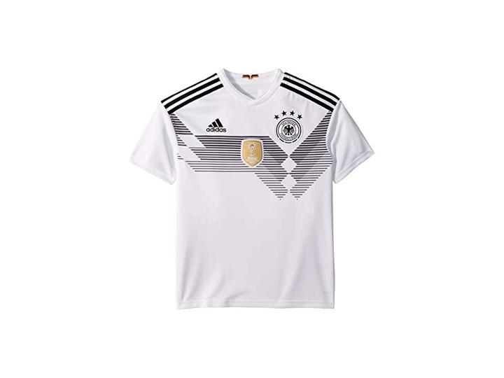 Adidas Kids 2018 Germany Home Jersey (little Kids/big Kids) (white/black) Boy's Clothing