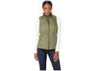The North Face Mossbud Insulated Reversible Vest (four Leaf Clover/weathered Black) Women's Vest