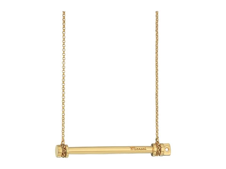 Miansai Half Screw Cuff Necklace (gold) Necklace