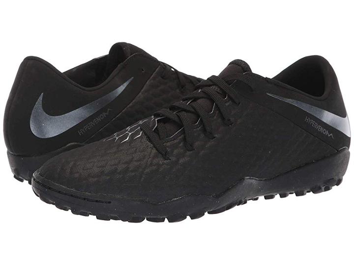 Nike Phantomx 3 Academy Tf (black/black/light Crimson) Men's Soccer Shoes