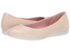 Ecco Touch Ballerina 2.0 (vanilla Cow Leather) Women's Flat Shoes