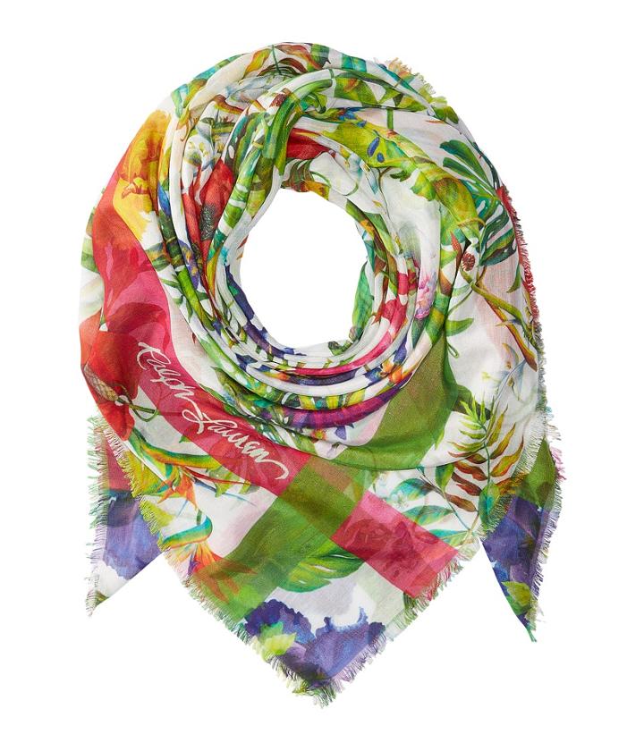 Polo Ralph Lauren Botanical Square Scarf (botanical Multi) Scarves