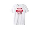 Under Armour Kids Earn Every Yard Short Sleeve Tee (big Kids) (white/red/red) Boy's T Shirt