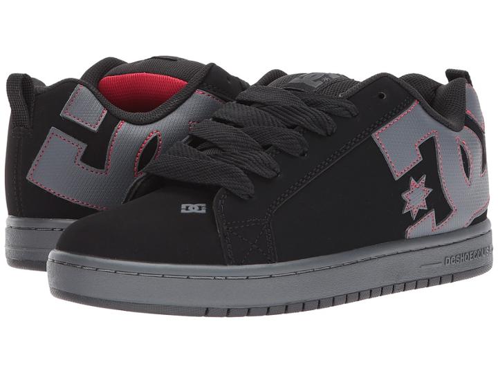 Dc Court Graffik (black/dark Grey) Men's Skate Shoes