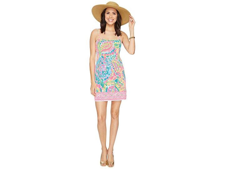 Lilly Pulitzer Shelli Dress (multi Come Out Of Your Shell Engineered) Women's Dress