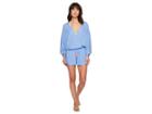 Vince Camuto Riviera Solids Cover-up Romper (lagoon) Women's Jumpsuit & Rompers One Piece