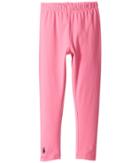 Polo Ralph Lauren Kids Solid Jersey Leggings (little Kids) (baja Pink) Girl's Casual Pants