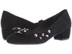 Salvatore Ferragamo Varasw (nero Suede Fresh) Women's 1-2 Inch Heel Shoes