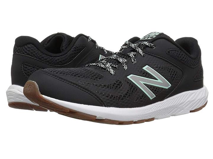New Balance Kids Kj519v1y (little Kid/big Kid) (black/seafoam) Girls Shoes