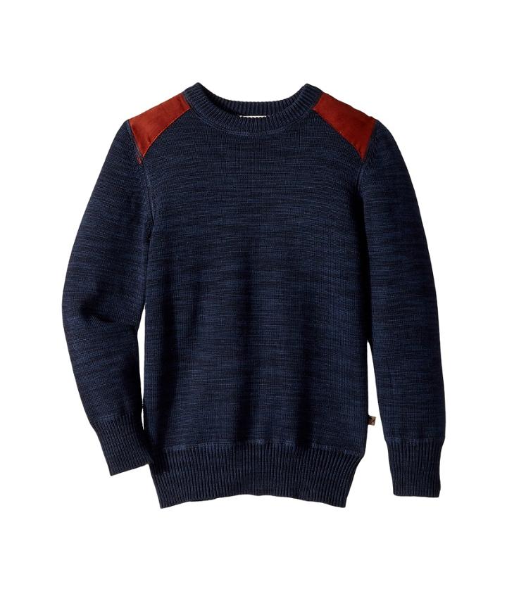 Appaman Kids Skillman Sweater (toddler/little Kids/big Kids) (navy Heather) Boy's Sweater