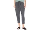Eileen Fisher Lightweight Tencel Stretch Jersey Cropped Drawstring Slouchy Pants (ash) Women's Casual Pants