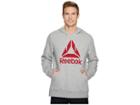 Reebok Fleece Graphic Hoodie (medium Heather Grey) Men's Sweatshirt