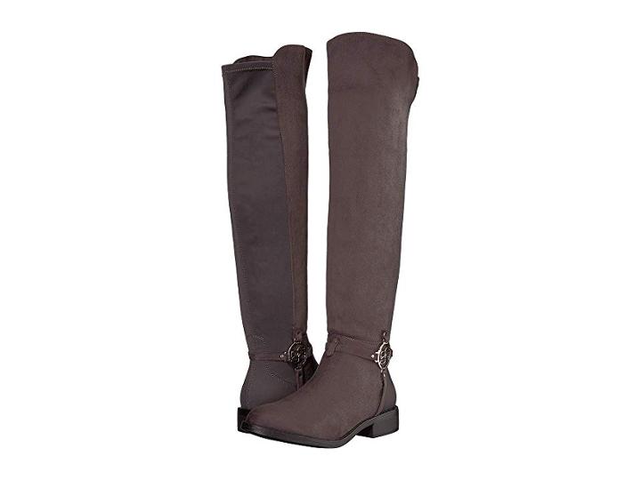 Bebe Oxley (grey Suede) Women's Pull-on Boots