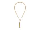 Vera Bradley Tassel Reversible Necklace (gold Tone) Necklace