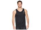 Nike Sb Sb Dry Tank Top Mesh (black/white/solar Red) Men's Sleeveless