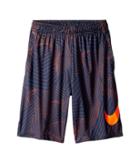Nike Kids Dry Print Training Short (big Kids) (thunder Blue/hyper Crimson) Boy's Shorts