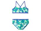 Nike Kids Graphic Crossback Bikini (big Kids) (paramount Blue) Girl's Swimwear Sets