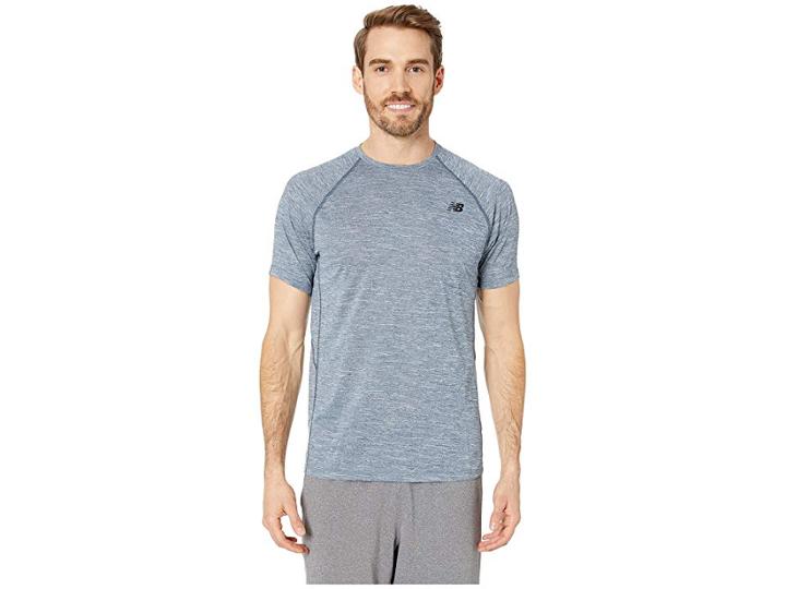 New Balance Tenacity Short Sleeve Tee (petrol) Men's T Shirt