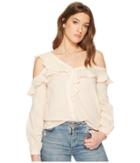 Astr The Label Paige Top (powder Pink) Women's Clothing