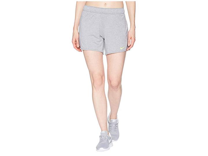 Nike Flex Attack Training Short (cool Grey/heather/volt) Women's Shorts