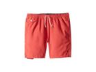 Polo Ralph Lauren Kids Traveler Twill Swim Trunks (big Kids) (nantucket Red) Boy's Swimwear