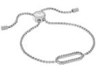 Michael Kors Iconic Link Pave Slider Bracelet (silver) Bracelet