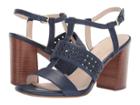 Cole Haan Cherie Grand Block Sandal (marine Blue Weave) Women's Shoes