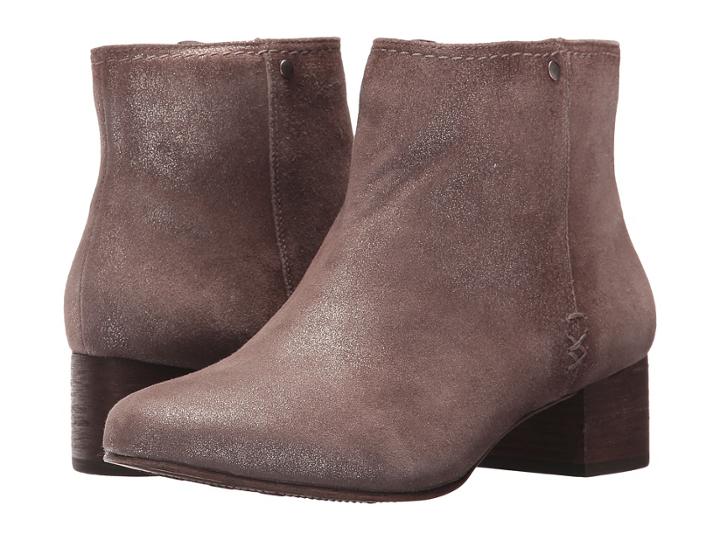 Trask Vivian (pewter Metallic Suede) Women's Boots