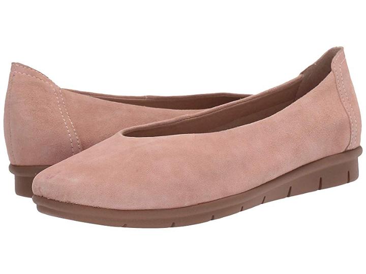 Natural Soul Leyla (vintage Mauve Suede) Women's Flat Shoes
