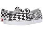 Vans Classic Slip-ontm ((mix Checker) Black/true White) Skate Shoes