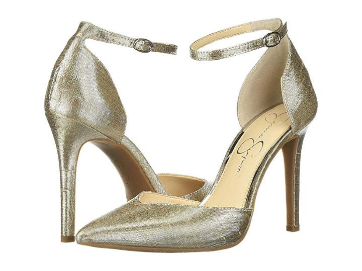 Jessica Simpson Cirrus (shimmer Silver) High Heels