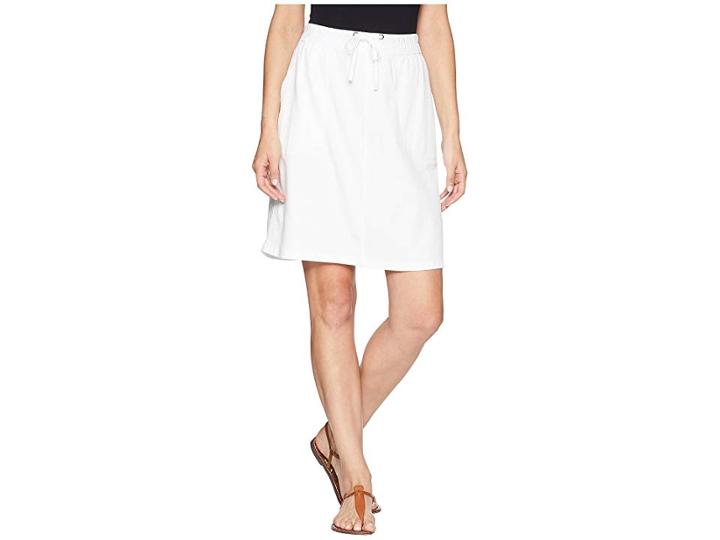 Nic+zoe Open Road Skirt (paper White) Women's Skirt