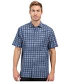 Tommy Bahama Pixel In Paradise Woven Shirt (atlantic) Men's Clothing