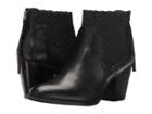 Jessica Simpson Yeni (black Woven Elastic-soft Nappa Silk) Women's Shoes