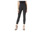 Anne Klein Melange Twill Leggings With Front And Back Seam (degas Grey/anne Black) Women's Casual Pants