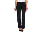 Jag Jeans Petite Petite Standard Trousers In Divine Twill (black) Women's Jeans