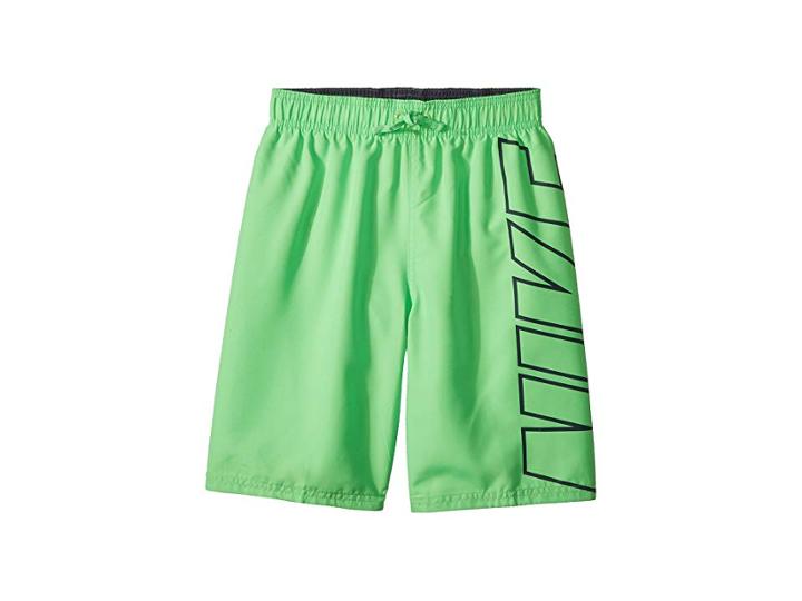 Nike Kids Logo Breaker 8 Trunk (big Kids) (green Strike) Boy's Swimwear