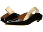 Proenza Schouler Ps30196 (nero/rubber Strap Cream) Women's Shoes